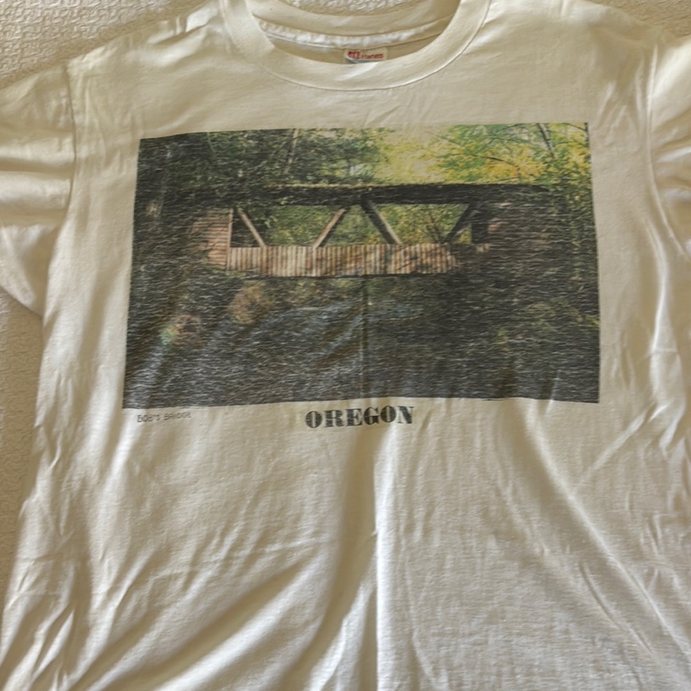 Vintage BOB'S BRIDGE OREGON Unisex Tee Shirt - L